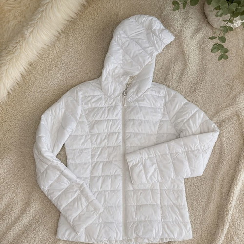 Tally Weijl white puffer jacket, size S