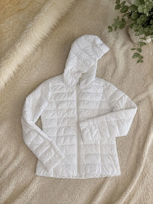 Tally Weijl white puffer jacket, size S