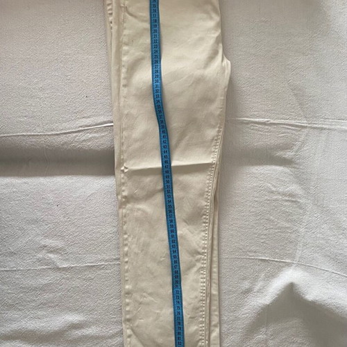 Massimo Dutti high-waisted pants like new, cream, size 38