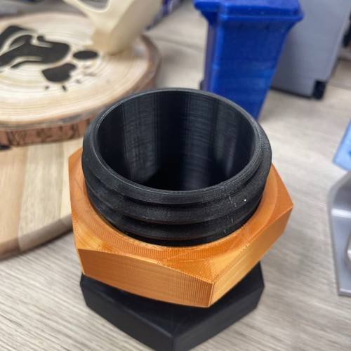 Original screw pencil holder with nut 3D printing new