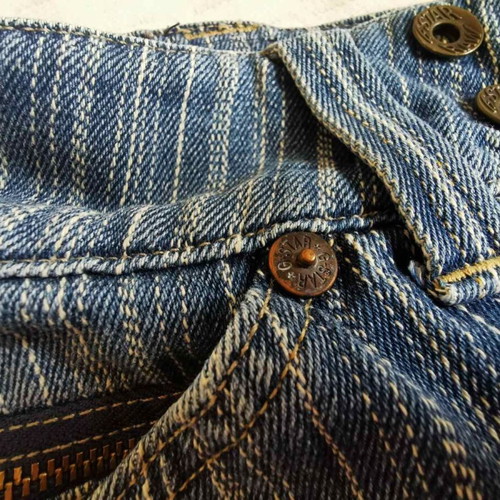G-Star RAW denim mini skirt with vertical stripes