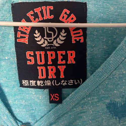 Superdry shirt like new, turquoise, comfortable fit
