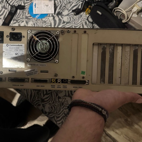 Amiga Commodore 2000 used with controller and expansion RAM
