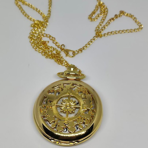 Vintage pocket watch gold color like new