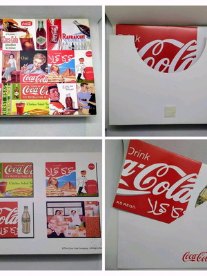 4 Vintage ρετρό Coca-Cola συλλεκτικές κάρτες  80's