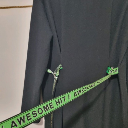 Zara midi dress with green adjustable straps like new, black