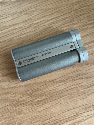 Porsche Design lighter like new collectible, matte silver