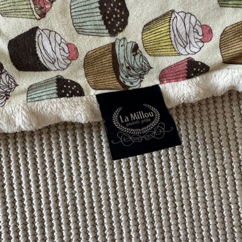 La Millou baby blanket double-sided used