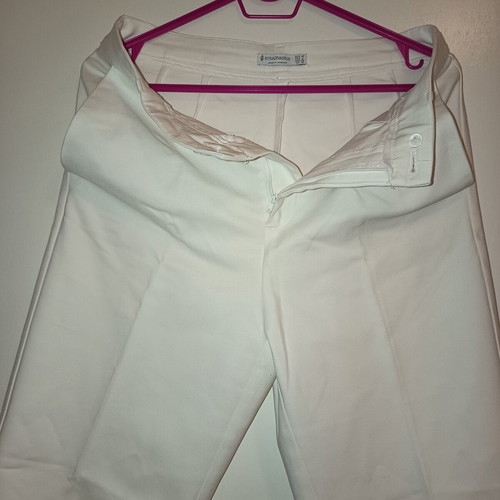 Stradivarius white women's pants medium size like new