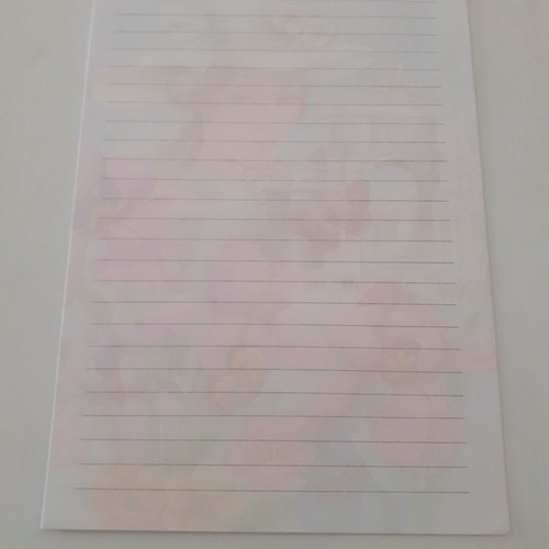 Letter papers new, pack of 6