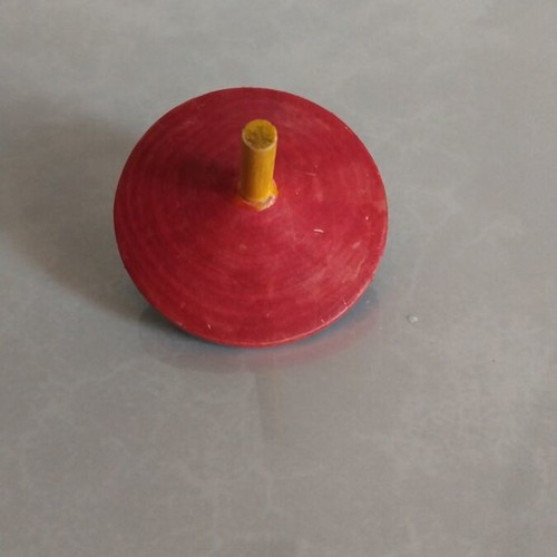 Wooden spinning top used