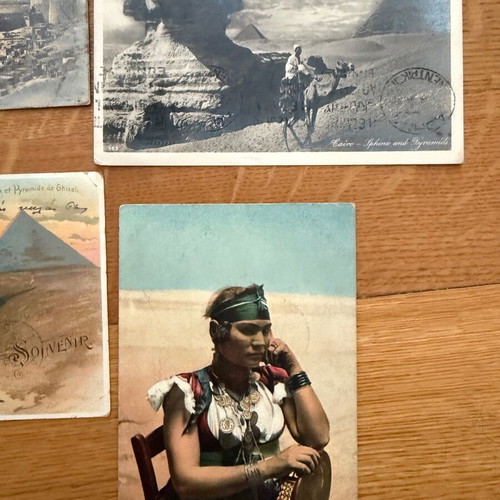 Old postcards used, traveled