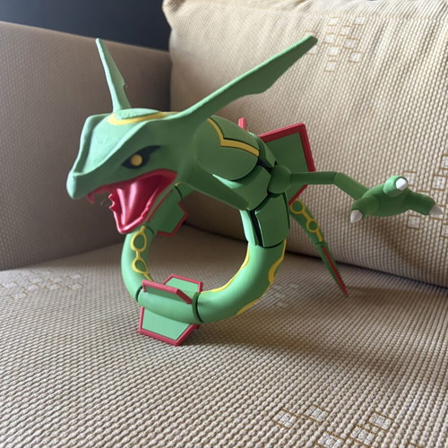 Pokémon Rayquaza figure, dragon flying type