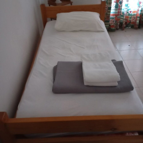 Wooden bed with mattress like new, Swedish wood