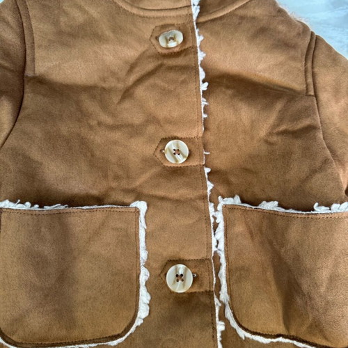 Zara coat for girl 12-18 months like new with inner lining