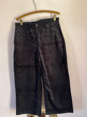 Corduroy pants unused, black, size 40