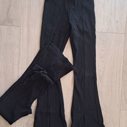 Zara Kids black flared trousers set of 2, used, sizes 9-10 years