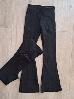 Zara Kids black flared trousers set of 2, used, sizes 9-10 years