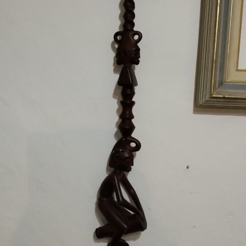 African wooden handicraft figurine like new