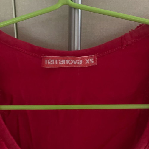 Women's blouse used, red, size XS
