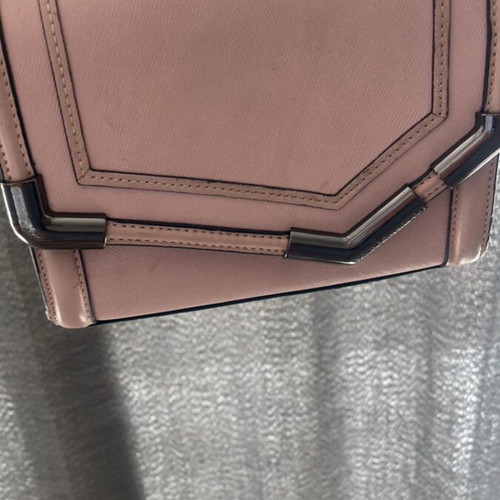 Karl Lagerfeld pink leather crossbody bag used