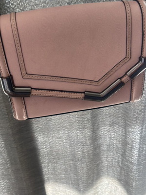 Karl Lagerfeld pink leather crossbody bag used