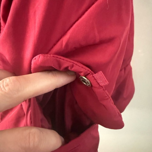 Zara jacket with inner lining for girl 3-4 years like new, red