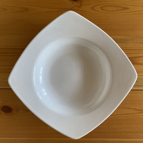 White porcelain set square 8 pieces new