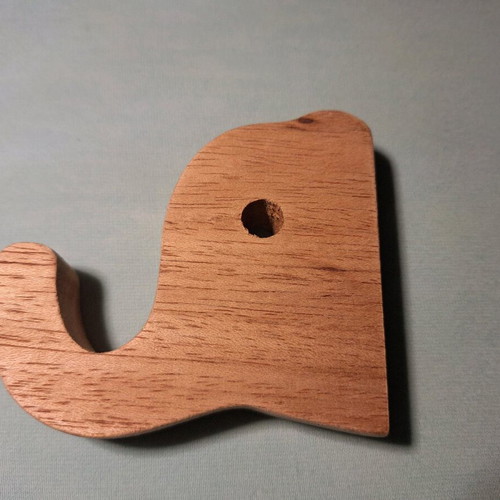 Wooden animal-shaped wall hooks new, elephant and rhinoceros