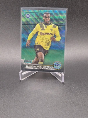 2022 Stadium Club Chrome UEFA Competitions Jamie Bynoe-Gittens #46 Rookie RC used
