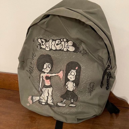 Eastpak backpack like new with design