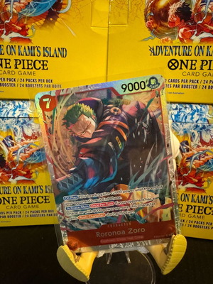 One Piece TCG Roronoa Zoro EB04-007 V.1 new card