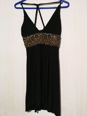 Sky dress used, black, sexy evening, size S