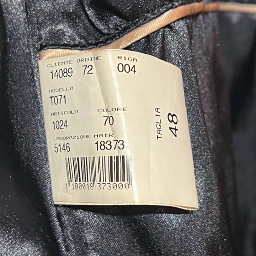 Salco Italian jacket like new, quilted with belt, size 48