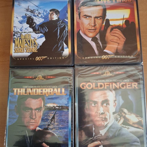 James Bond 22 DVD set new, 22 movies with subtitles