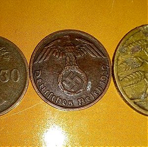 Τρία νομίσματα του Γ ΡΑΙΧ