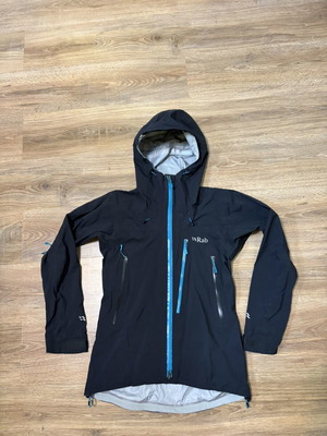Rab Firewall Hard Shell Jacket women's size S like new, black