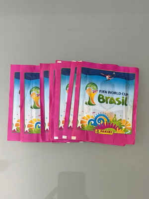 Panini FIFA World Cup Brasil 2014 φακελάκια με αυτοκόλλητα, πακέτο 10