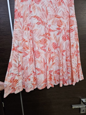 Midi skirt Marks & Spencer like new, size 36, white and red