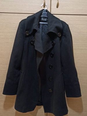 Hype black coat in A-line like new