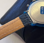 Lorus 37mm chrono like new, blue with new strap