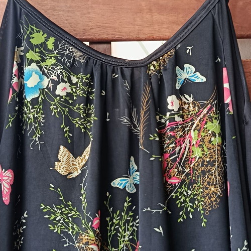 Miss Good dress with floral print black size XL/XXL like new