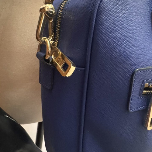 Juicy Couture blue crossbody bag like new with gold details vintage style