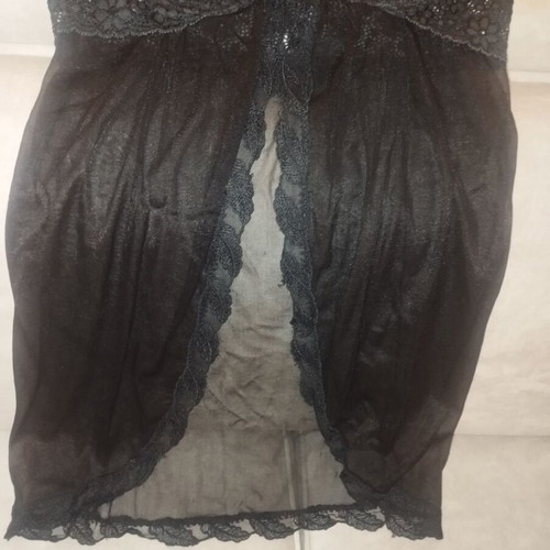 Lingerie sexy baby doll black with lace like new
