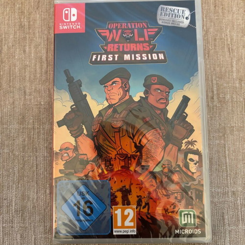 Operation Wolf Returns FM Nintendo Switch sealed new