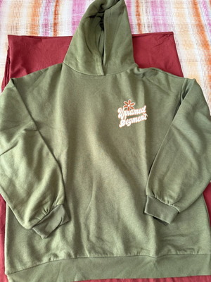 Pull & Bear men's hoodie sweatshirt like new, green, size M