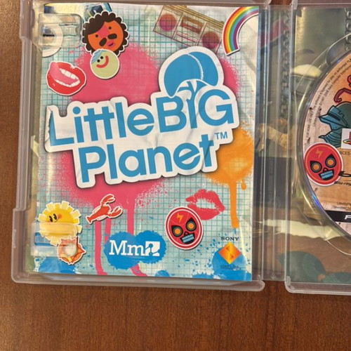 LittleBigPlanet PS3 game used with manual