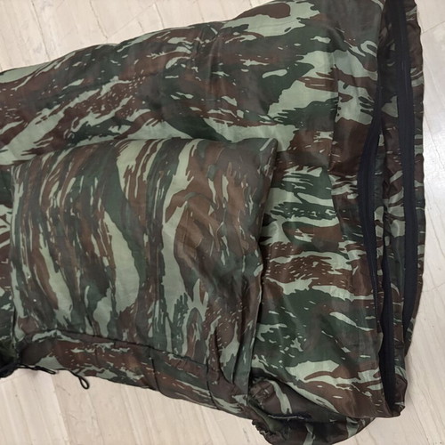 Pentagon Sleeping Bag with Camouflage and Built-in Pillow like new