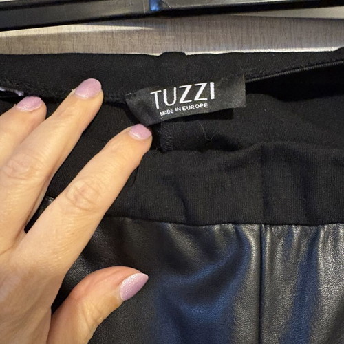 Women's leather pants like new, black, size 4XL