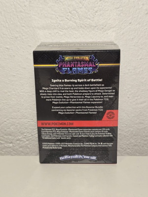 Pokémon TCG Mega Evolution Phantasmal Flames Booster Bundle new